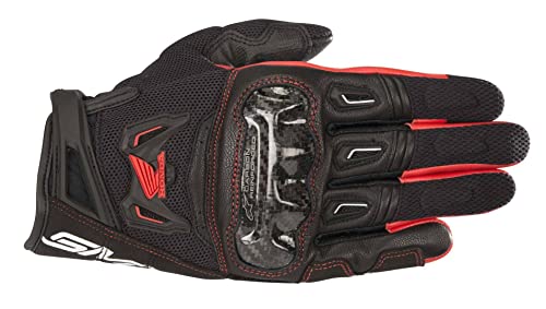 Gants de moto Alpinestars SMX-2 avec coque carbone pour protection maximale