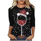 Weihnachtspullover Damen, weihnachtspulli Damen, Norweger Pullover, Christmas, weihnachtsoutfit, Pullover Winter, lustig, Baumwolle, hässliche, warm, festlicher Dicker, Langarm, elegant, Ugly Sweater