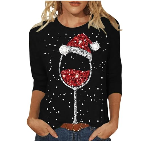 Weihnachtspullover Damen, weihnachtspulli Damen, Norweger Pullover, Christmas, weihnachtsoutfit, Pullover Winter, lustig, Baumwolle, hässliche, warm, festlicher Dicker,...
