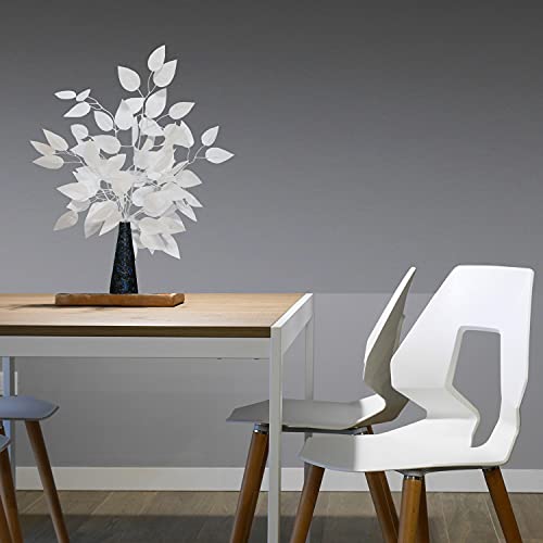 Funornam 24Pcs White Ficus Leaves Artificial Tree Branches Plant Spray For Home Wedding Décor #TOP3