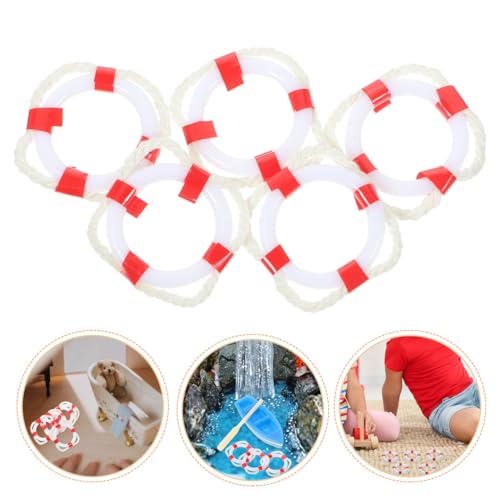 Mini bouée de sauvetage décorative pour accessoires Ob11 et poupées - 5