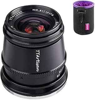 TTartisan 17mm F1.4 Wide-Angle Lens Compatible with MFT M4/3 Mount Cameras EPM1 EPM2 EPL1 EPL2 E-M1 E-M5 E-M10II E-MM10III Pen-F G3 G5 G6 G7 GX8 GX9 GM1GH1