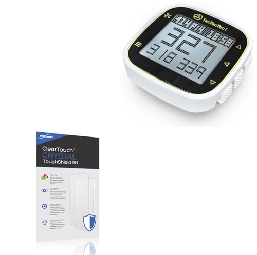 BoxWave Screen Protector Compatible With TecTecTec ULT-G Handheld - ClearTouch Crystal ToughShield 9H (2-Pack), Clear 9H Tough Flexible Film Screen Protector