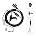 UAYESOK Waterproof Acoustic Tube Walkie Talkie Earpiece with Mic PTT Screw Thread Headset for Yaesu VX-6 VX-6R VX-7R VX-170 FT-270 Standard Horizon HX210 HX400 HX750S HX870 HX890