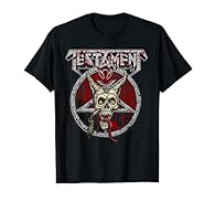 Band Merchandise design. Officially Licensed by Testament Lightweight, Classic fit, Double-needle sleeve and bottom hem
