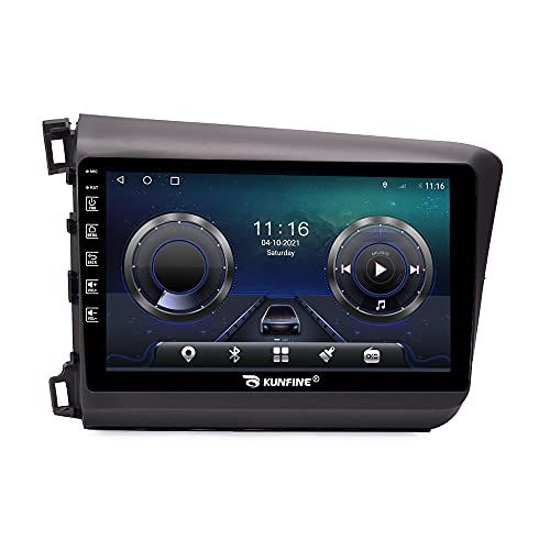 Android 10 Octa Core 4GB Ram 64GB ROM DSP CarPlay GPS Radio Car Navigation for Honda Civic 2012-2015