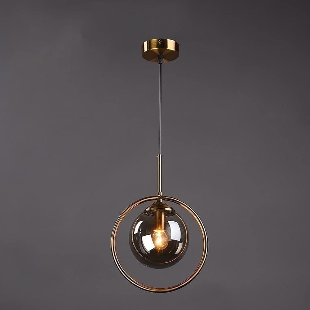 RRJJ Indoor Chandelier, Cone Clear Glass Light Shade Hanging Pendant Light Lamp Fixture Industrial V-intage Loft Kitchen Bar Fittings Ceiling Lights Chandelier Compatible with Living R