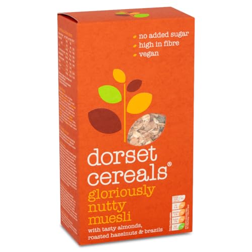 Dorset Cereals, Gloriously Nutty Muesli Healthy Breakfast Cereal Vegan High Fibre Packs of 500g (Pack of 5) - Image 3