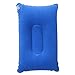 SM SunniMix Oreiller de Camping - Coussins Gonflables Gonflables pour Le Sommeil, Voyage en, Hamac, Lit et Camp - Portable Compact, Bleu, 34x22cm
