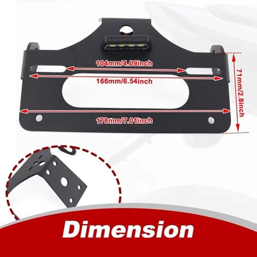 Kit d'éliminateur de garde-boue CB500F pour remplacer la bavette encombrante
