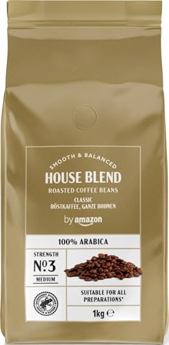 by Amazon House Blend Grains de café, torréfaction moyennement...