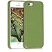 Produktbild kwmobile Hülle kompatibel mit Apple iPhone SE (1.Gen 2016) / 5 / 5S - Hülle Silikon gummiert - Handyhülle - Handy Case in Pastell Olivgrün