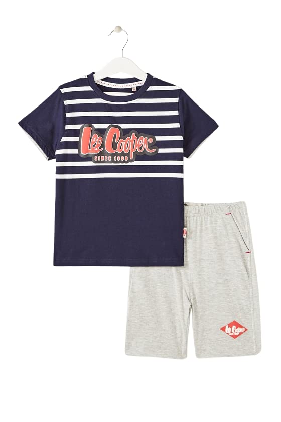 Lee Cooper GLC0141 PYJ S2 Ensemble garçon, Marine, 8 Ans