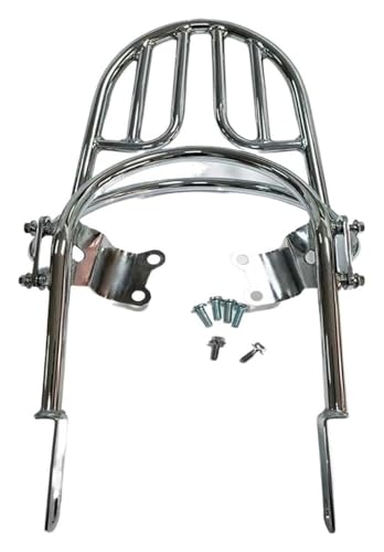 Porte-bagages arrière Triumph Bonneville T100 T120 2017-2021 avec poignée passager chrome