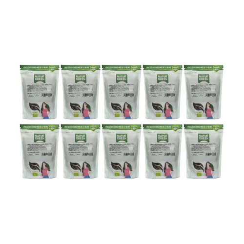 NaturGreen - Semilla de Calabaza Bio Pack 10 x 350 g, Fruto Seco Ecológico, Fuente de Proteína y Fibra, Sin Gluten, Sin Azúcares Añadidos y Vegano, Ideal en Ensalada, Pan, Yogur y Snack Saludable