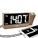 Produktbild MIZHMI Projektionswecker digital wecker Funk Radio wecker LED wecker mit Projection Digitale Wecker Uhr dual USB Charger Kinder Weckeett Nicht Ticken Projektor Clock laut Wecker