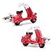 ProCuffs Véhicule de scooter Rouge fantaisie Boutons de manchette
