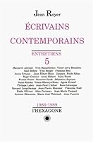 Ecrivains Contemporains Entretiens 1986 1989 2890063380 Book Cover