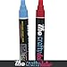 The Crafty Chalker,10 Premium Chalk Markers,Best for Art and Craft,8 Neon Liquid Colors + Black & White Pens,Blackboard Marker for Office Bistro Classroom, Erasable Non-Toxic Marker 100% Guarantee.