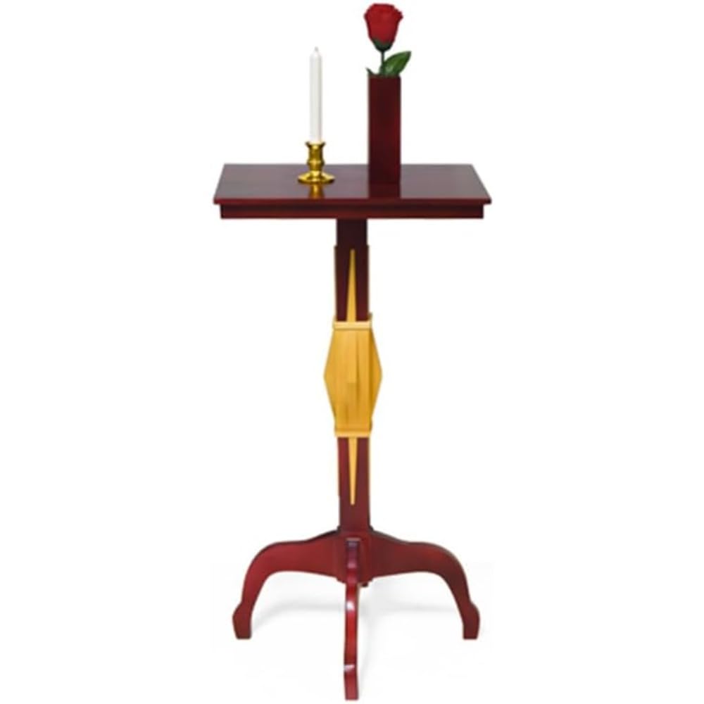 Light Floating Table (Wooden Vase & Plastic Candlestick) Magic Tricks Flying Table Magician Stage Illusions Gimmick Levitation Magic Table for Adult