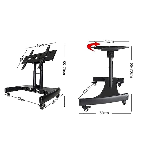 Soporte Universal para TV de Piso con Ruedas 32-65" miniatura 2