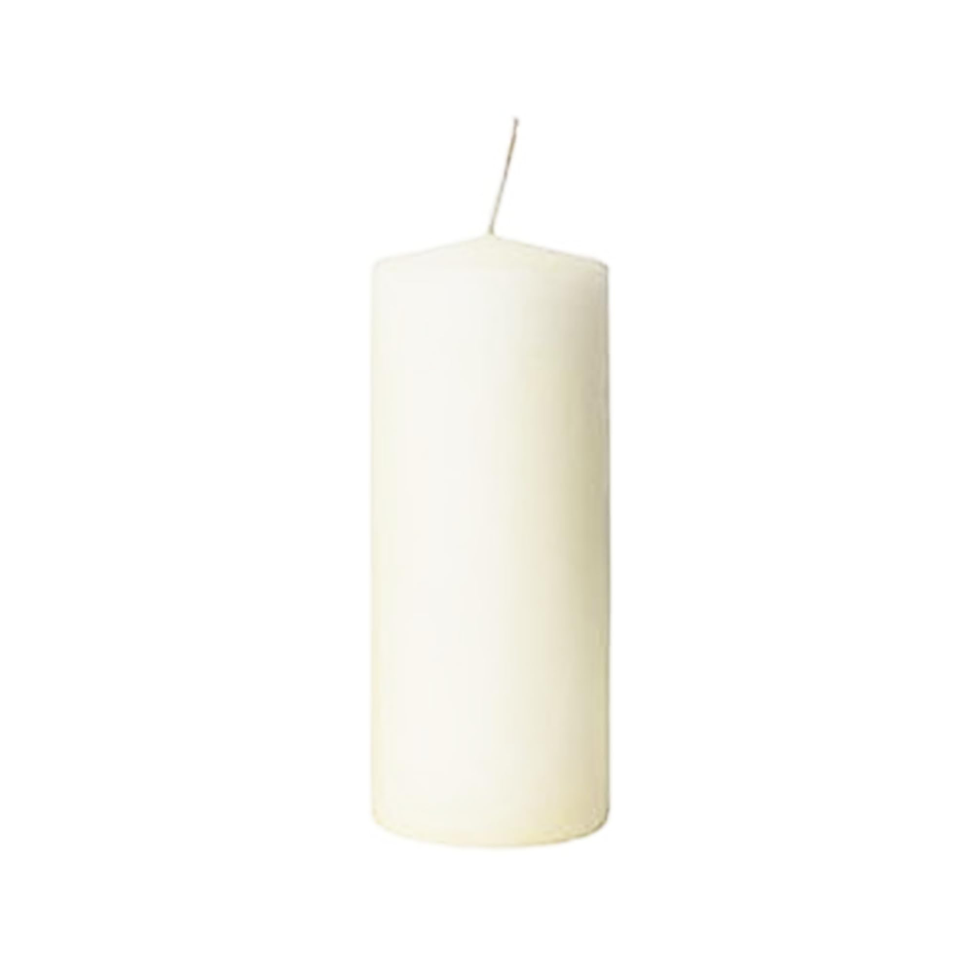 We Can Source It Ltd24 Hour Refill/ReLight Candles (Box of 60) - Unscented, White Wax Candles with Clear Plastic Outer wrap-Around - European Manufactured.