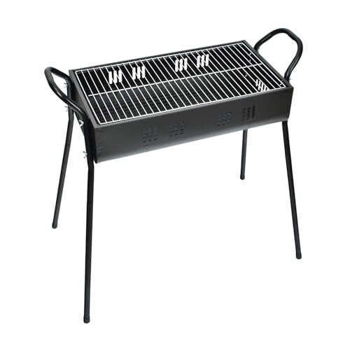 Fkstyle【大人数で囲める幅60cm】 BBQコンロ 大型 5～8人用 | バーベキューグリル 高さ2段階調節 ハイスタイル/ロースタイル | ファミリーキャンプ 庭 焼肉 イベントに最適