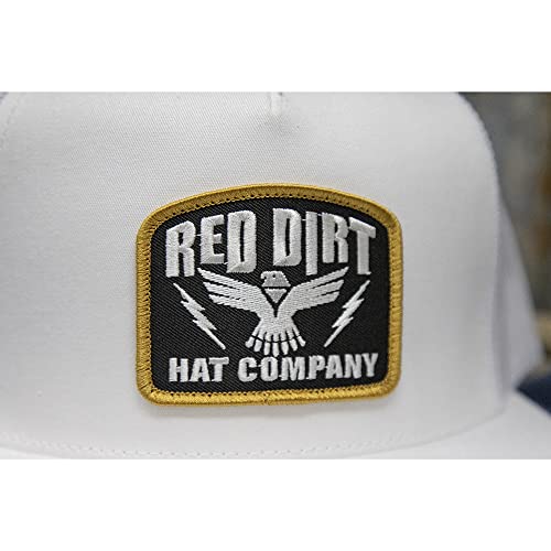 Image of Red Dirt Hat Company Thunderstruck Adjustable Snapback Hat (US, Alpha, One Size, White)