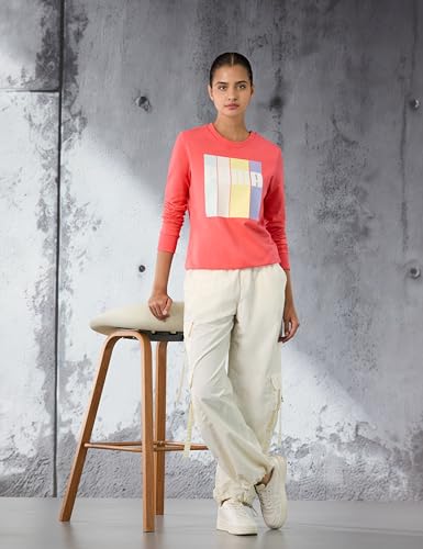 Image of Puma Cotton Women Crew Neck Sweatshirt