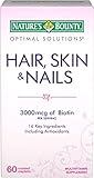 Nature's Bounty Hair, Skin and Nails Caplets 60 ea (Pack of 12)