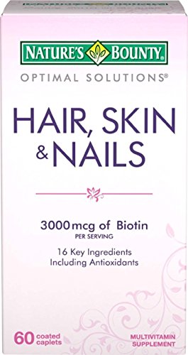 Nature's Bounty Hair, Skin and Nails Caplets 60 ea (Pack of 12)