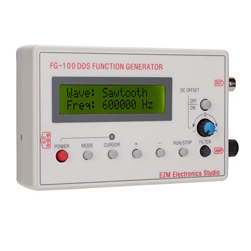 Fosa 1Hz - 500Khz Signal Generator, Digital Dds Function Arbitrary Waveform Pulse Frequency Meter Output Sine Square Triangle Forward Sawtooth Wave, Reverse Sawtooth Wave Frequency Counter #TOP7