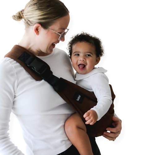 Boba Buddy Toddler Carrier Sling - Corduroy Cotton Baby Sling Carrier Toddler, Ergonomic with Adjustable Straps, Safety Buckle and Roomy Seat,...