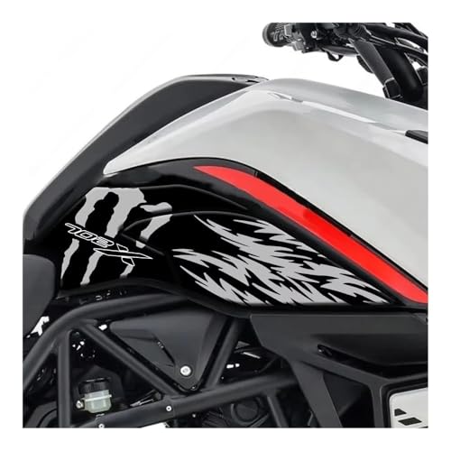 Sticker protection réservoir TRK 702 évite rayures de blouson moto 2023 - 6