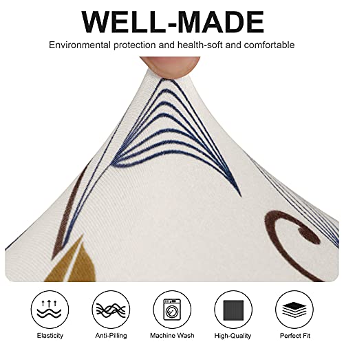 Nibesser Armless Chair Slipcovers, Accent Chair Cover Stretch Textured Plaid Water-Repellent Chair Covers Furniture Protector Covers Removable Washable For Living Room Hotel (White) #TOP3