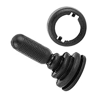 Außenspiegelknopf, 1 Satz Stabiler Gummi + ABS Außenspiegeleinstellgriff Ersatz Passend für MK6 2001-2006