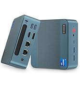 BOSGAME Intel Mini PC i5 12600H(12C/20T, up to 4.5GHz) 16GB DDR4 512GB NVMe SSD, Dual LAN W11 Pro...