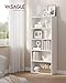 VASAGLE CUSTOS Collection - Bookshelf, 5-Tier Bookcase, Book Shelf, Open Storage Shelf, 9.4 x 23.6 x 52.8 Inches, for Living Room, Home Office, Dinning Room, Cloud White ULBC165T14