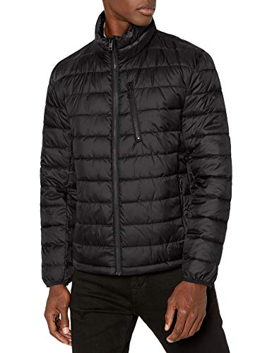 Marc New York by Andrew Marc Men's Pearson Puffer Jacket, Black, Large