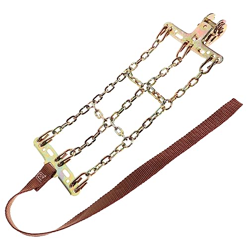 Cabilock 1Pc Snow Tire Chain for Suv and Truck Skid Easy Installation Fit Durable Low Noise Balance Design Centralized Design