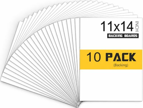 11x14 White Acid-Free Backing Boards