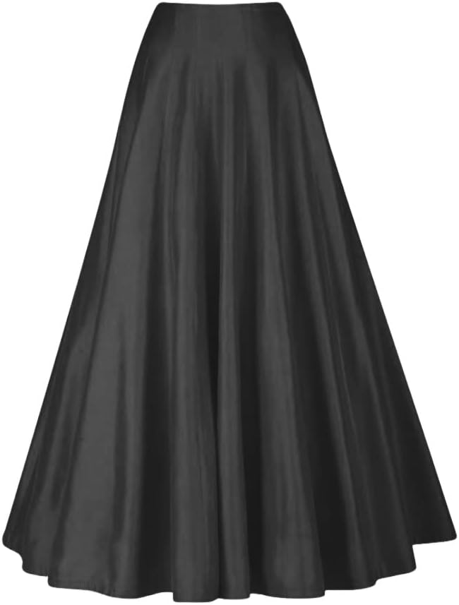 JANAK Silk fabric long ghera Kali pattern skirt
