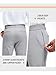 Comdecevis Mens Golf Pants Mens Casual Pants 32 Inseam Stretch Quick Dry Wrinkle Free Lightweight Business Men's Fashion, Light Grey, 32x32