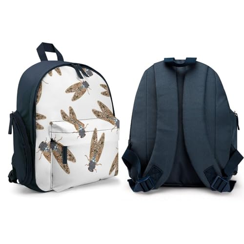 Summer Cicada Cute Backpack Lightweight Travel Daypack Basic Notebook Bag with Pockets4