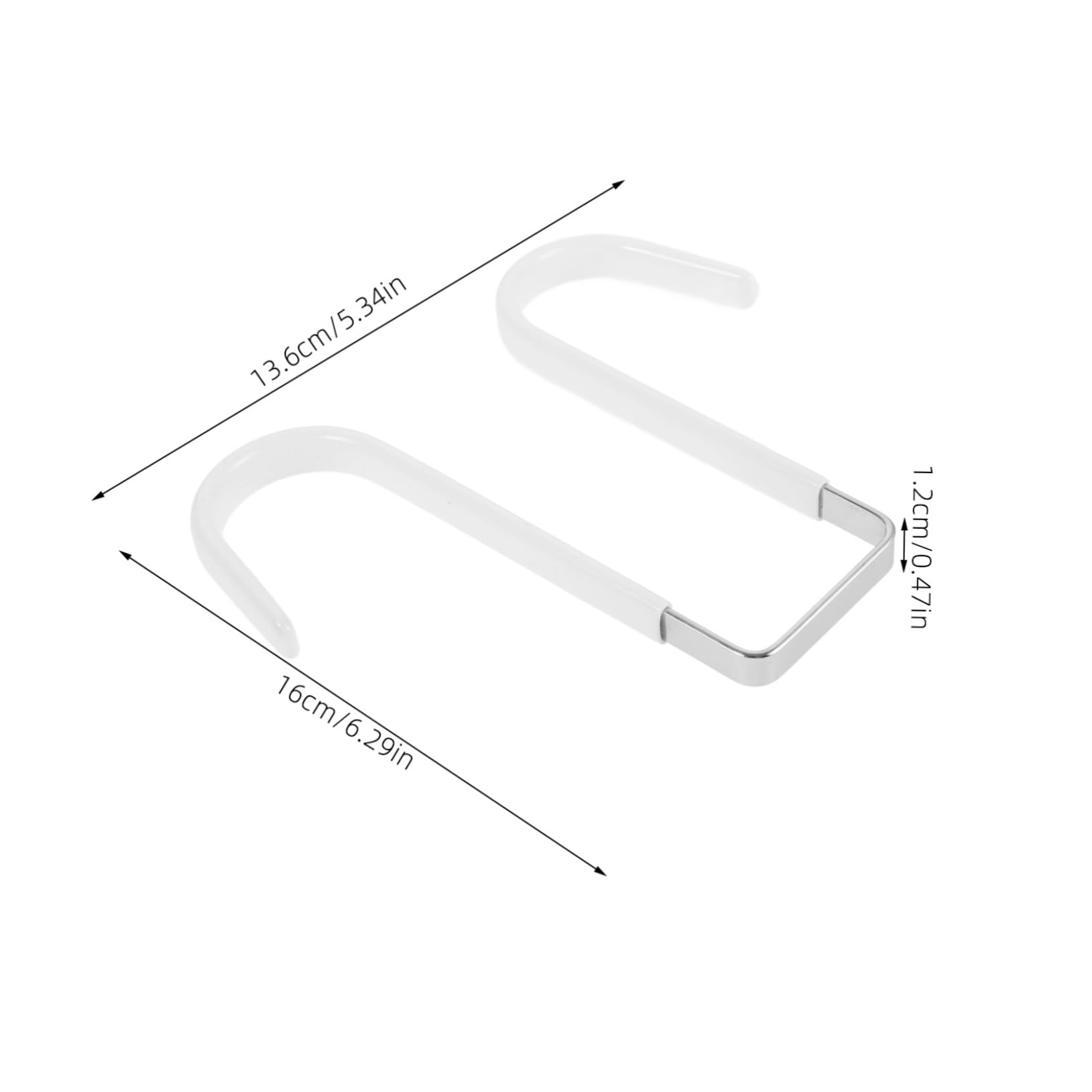 PRETYZOOM Non-Slip Over Door Hooks Pack Coat Hook for Kitchen Bathroom Bedroom Doors