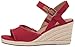 Lucky Brand Women's Mindra Espadrille Wedge Sandal, sb red, 9