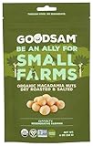 Goodsam, Nuts Macadamia Roasted Salted Organic, 4 Ounce