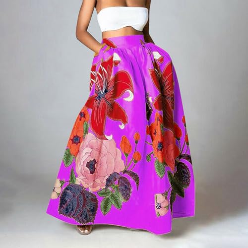 Robe en tricot imprimé floral pour silhouette élancée S - 3