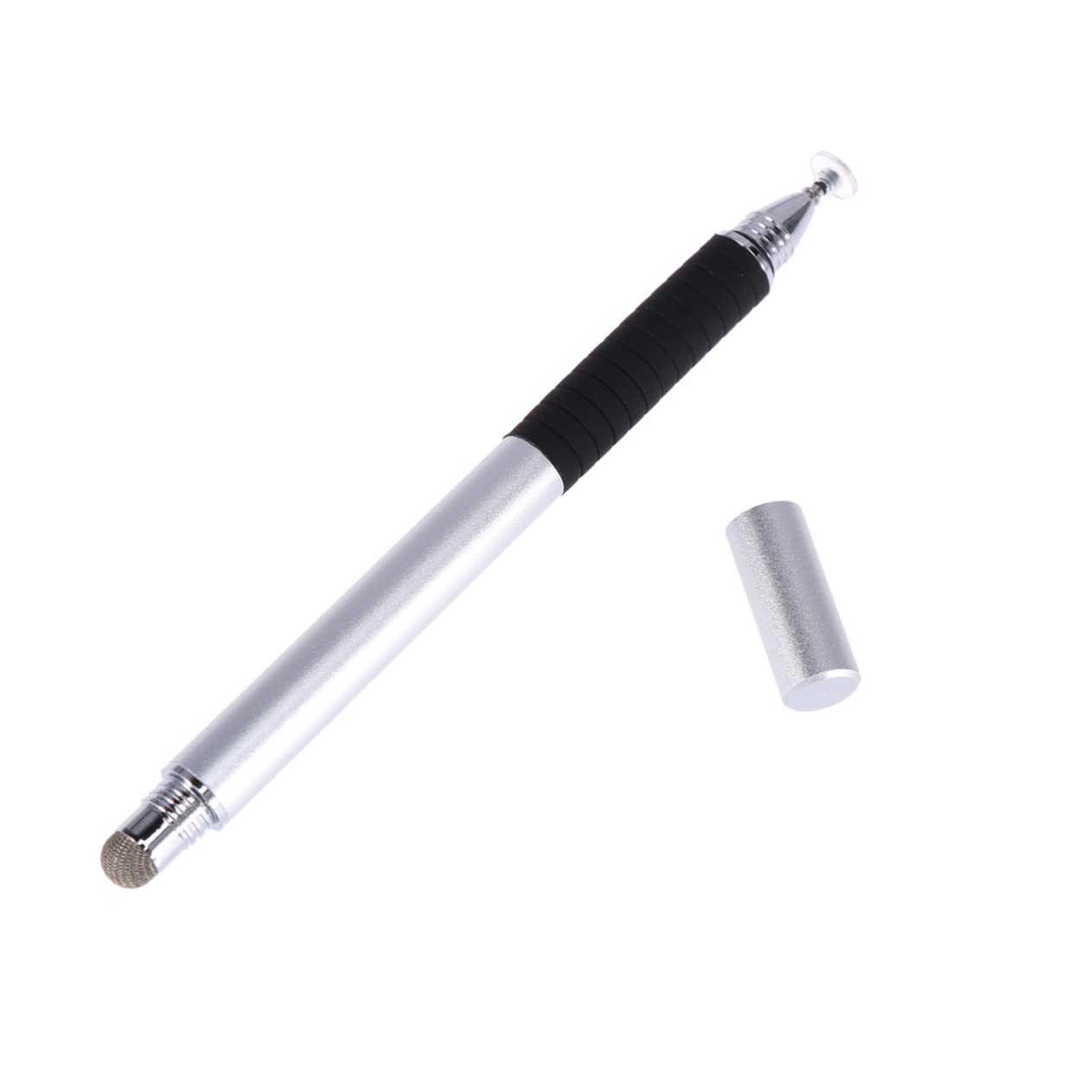 3Piezas Lápiz de Pantalla Táctil Lápiz Capacitivo Multifuncional Smartphone y Tableta Plata Oscuro Herramienta de Escritura Precisa y Duradera