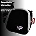 BubbleBum Inflatable Booster Car Seat – Foldable, Lightweight, Backless Travel Booster Seat for Kids, Portable Carseat for Toddler, Fits 3 Across, Compact for Uber - Ages 4-11 Year Old, - Black